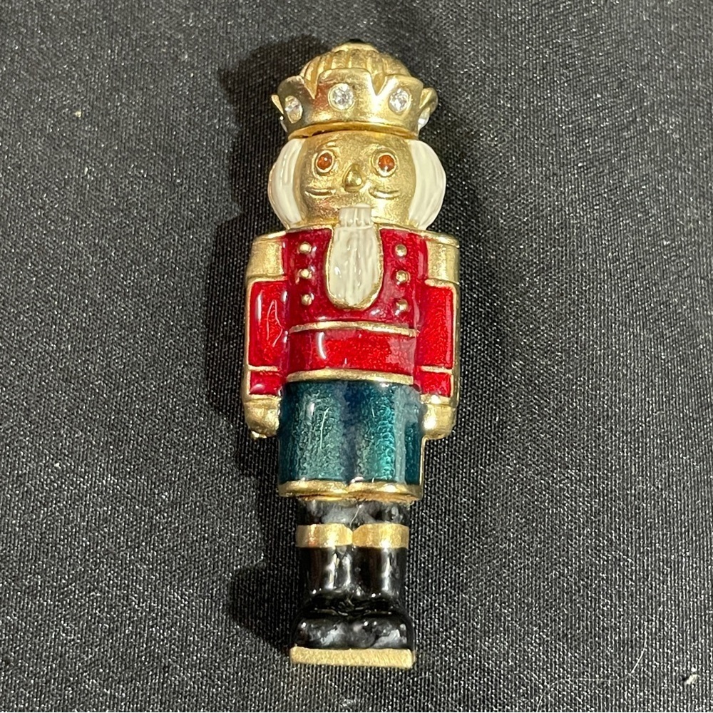 Estee Lauder Nutcracker with Gold and Black Accents